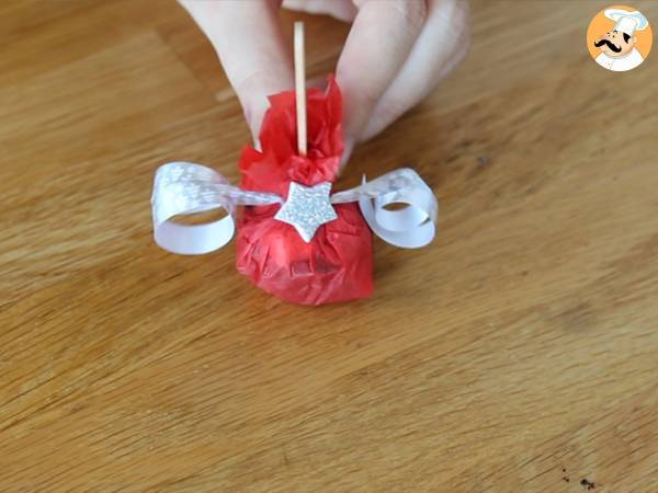 Slikkepinde med varm chokolade: mørk chokolade + skumfiduser - Forberedelse trin 3