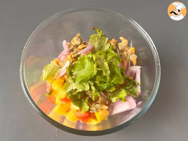 Ceviche med hjertemuslinger på dåse - Forberedelse trin 3
