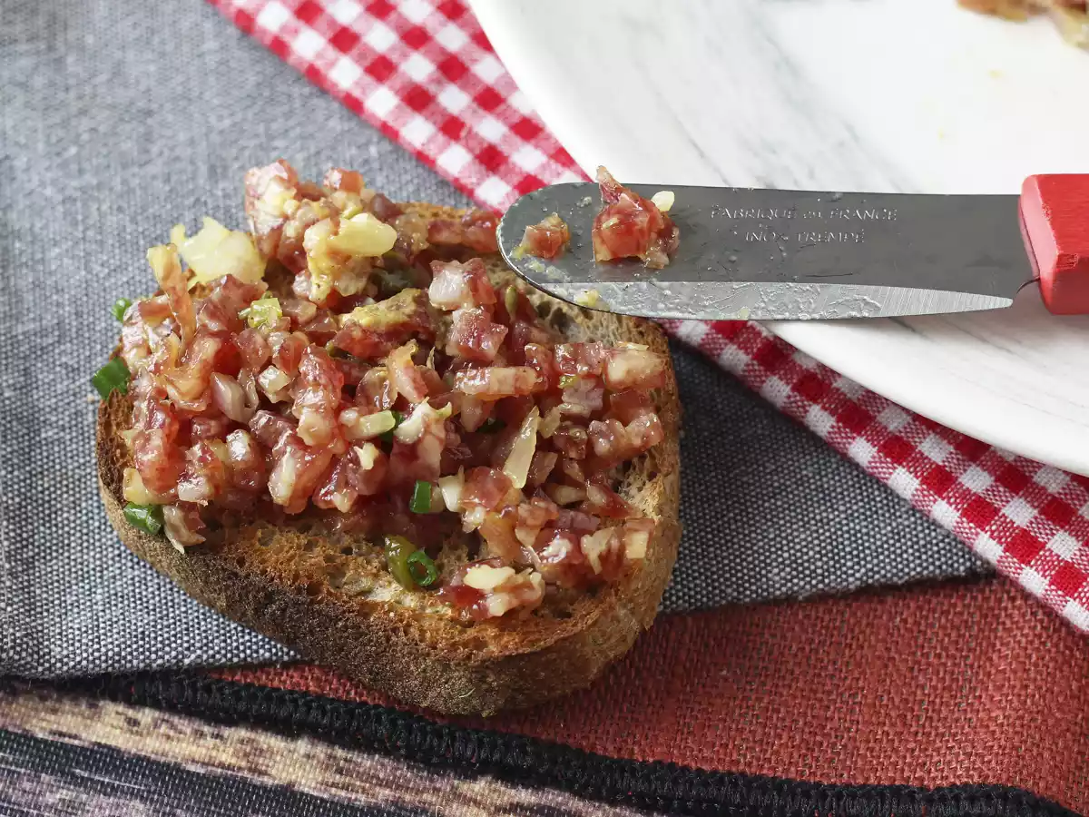 Tartar de fuet: en hurtig version af den klassiske bøftatar - foto 4